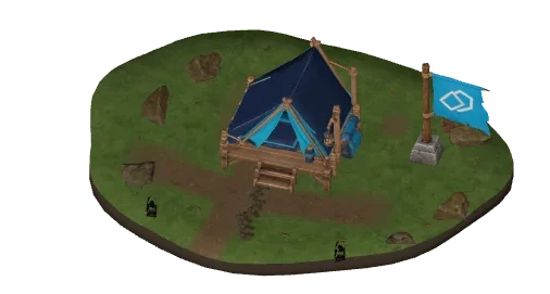 Camp at the shelter stage